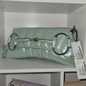Gucci Mint Green Leather Shoulder Bag